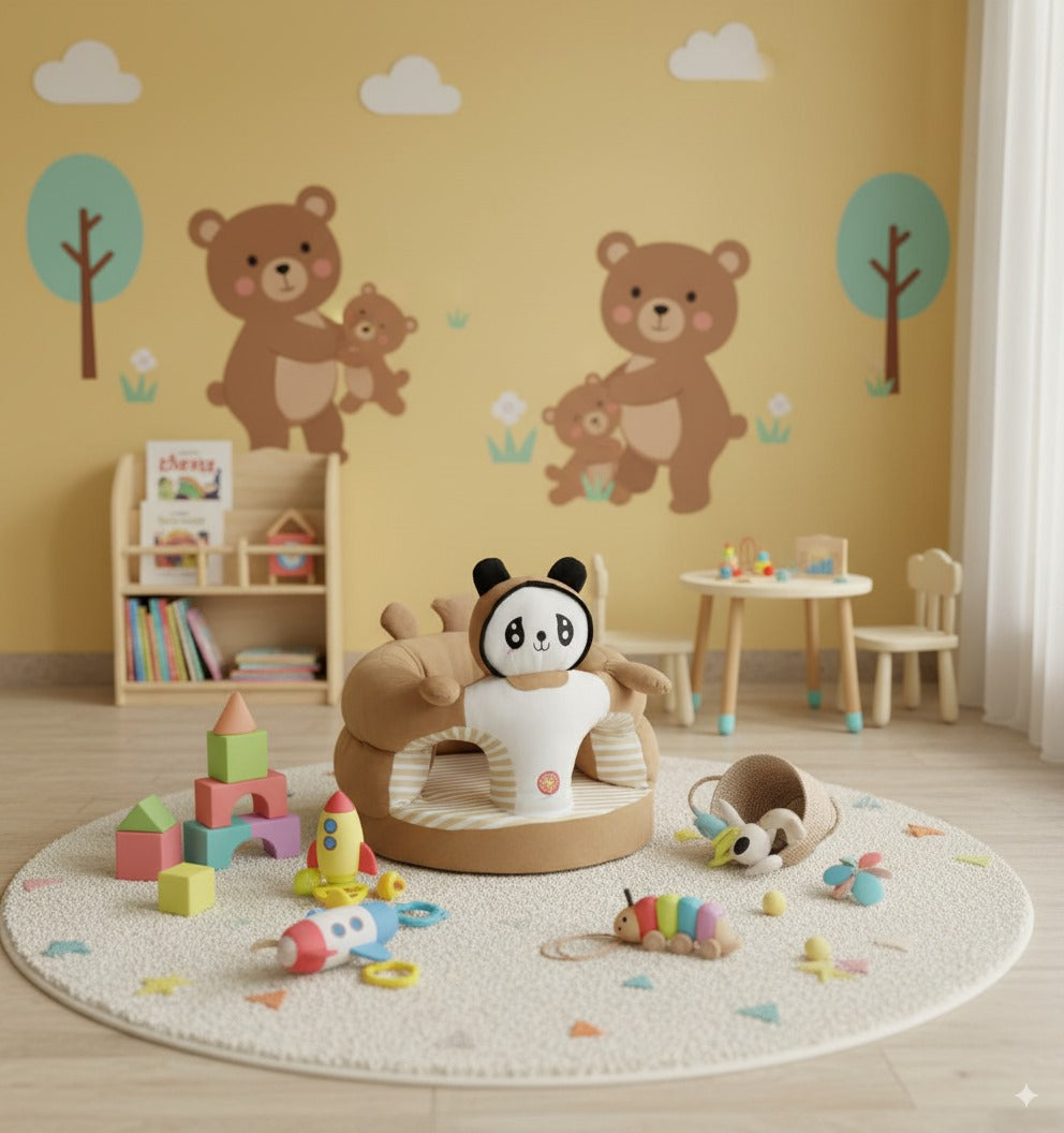 Baby sofa setter round shape soft stuff beautiful colour