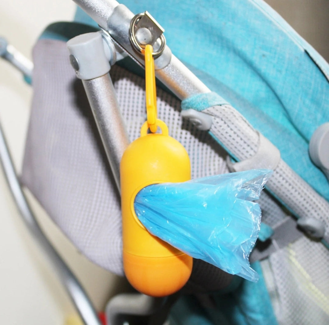 Garbag Disposable diaper bag with Dispenser and separate Rolls