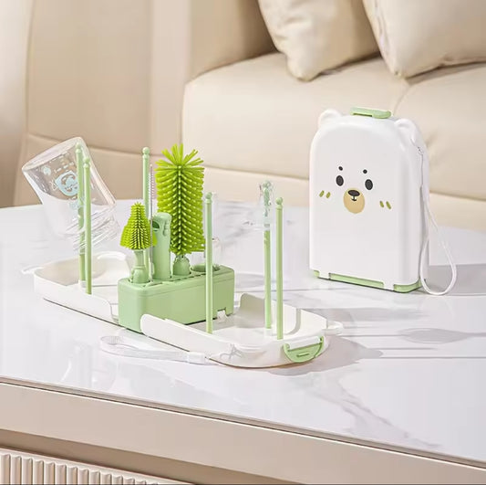 Feeder brush with feeder stand beautiful case premium quality