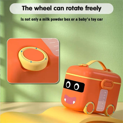 180G Capacity Portable Milk Powder Formula Dispenser Food Container Storage Feeding Boxes for Baby Kids Toddler Grid Baby Food Storage Box