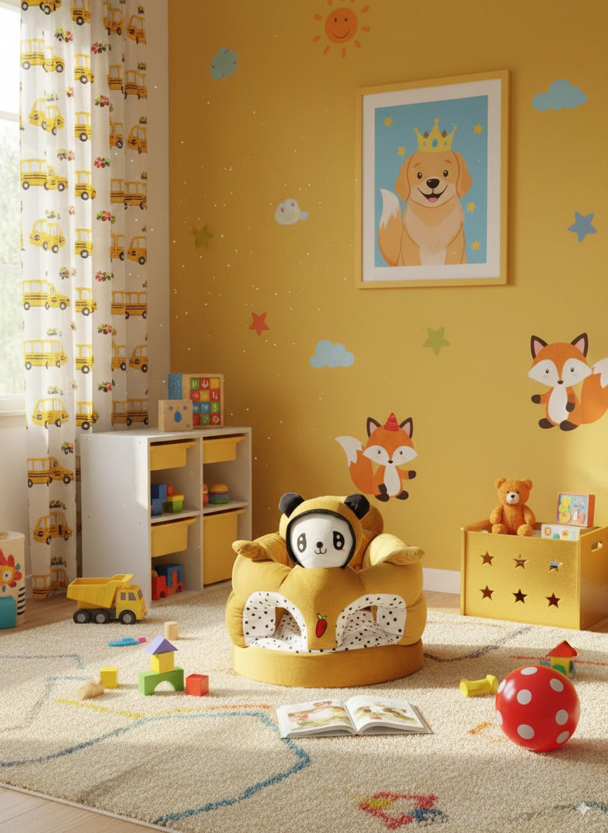 Baby sofa setter round shape soft stuff beautiful colour