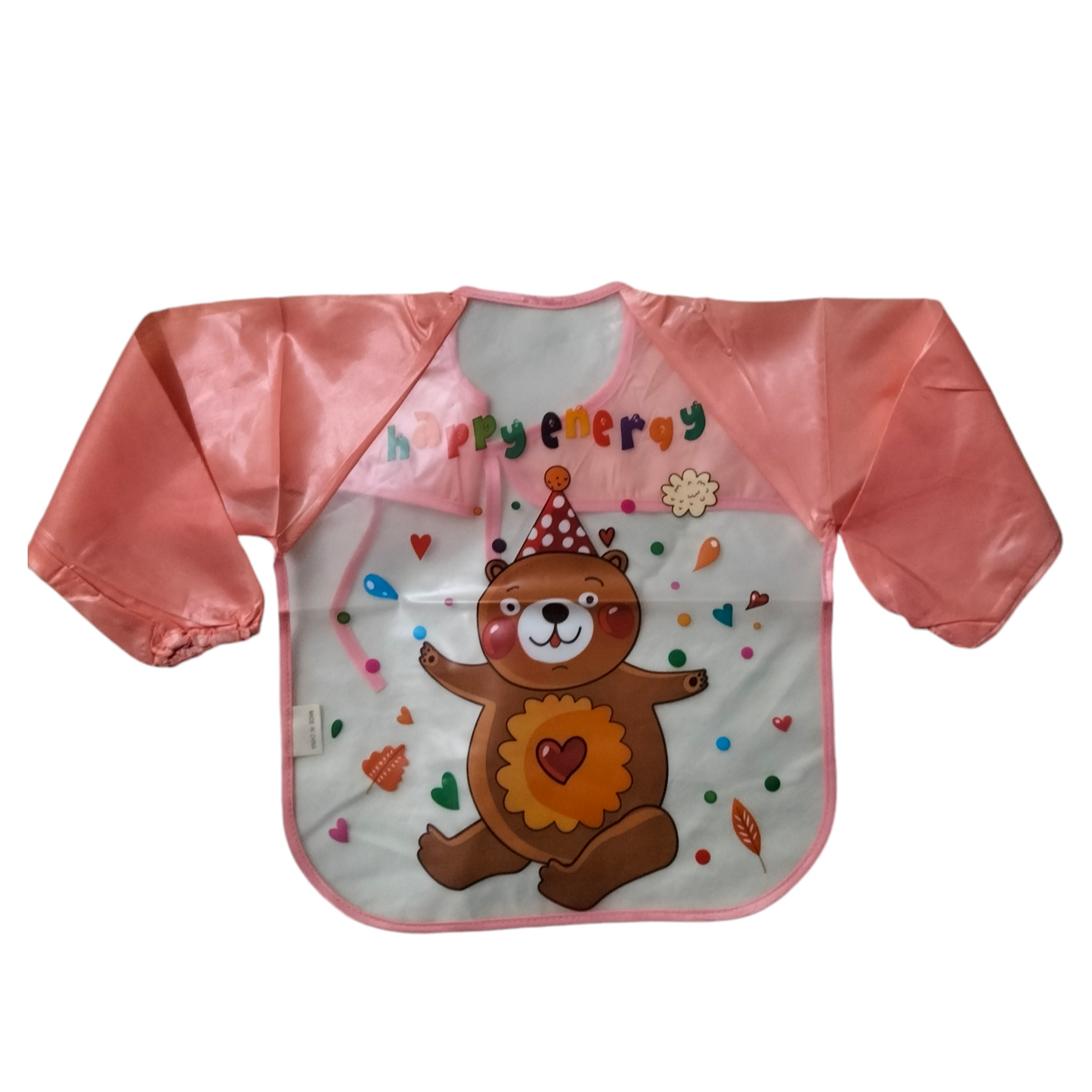 Sleeved Washable Waterproof Bib Apron for Babies & Kids.Full Sleeve Apron 1y 4y .