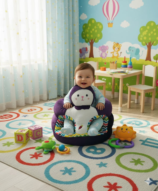 Baby sofa setter round shape soft stuff beautiful colour