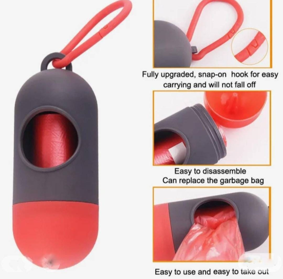 Garbag Disposable diaper bag with Dispenser and separate Rolls