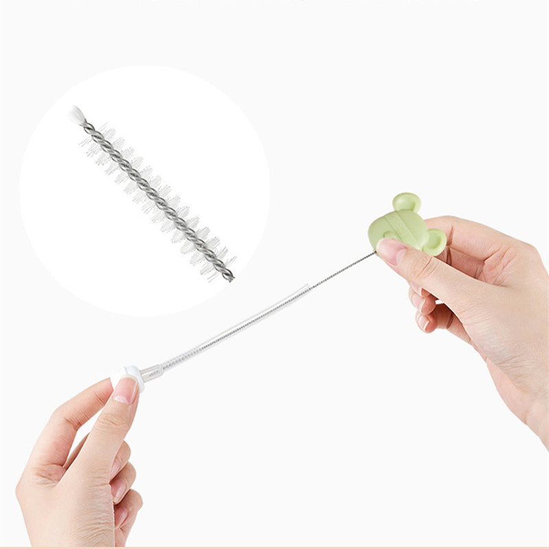 Baby feeder brush 8 pieces with feeder stand Federal wash liquid bottle premium quality