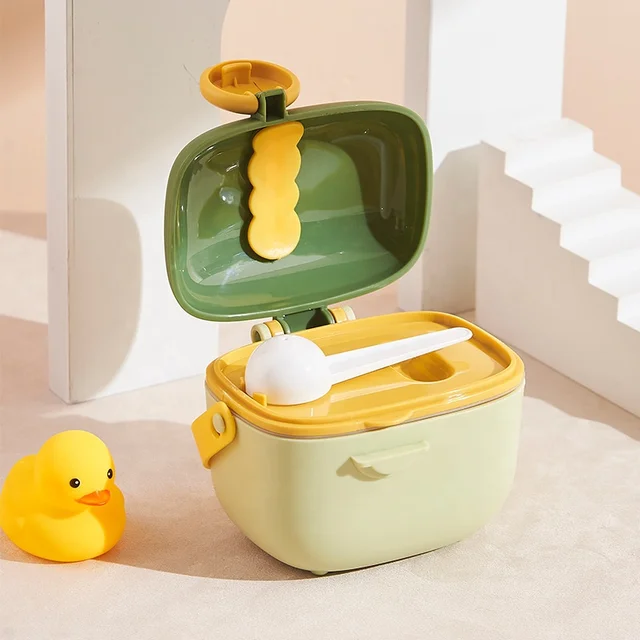 Milk powder container 200G 400G Air tight. Camera Style